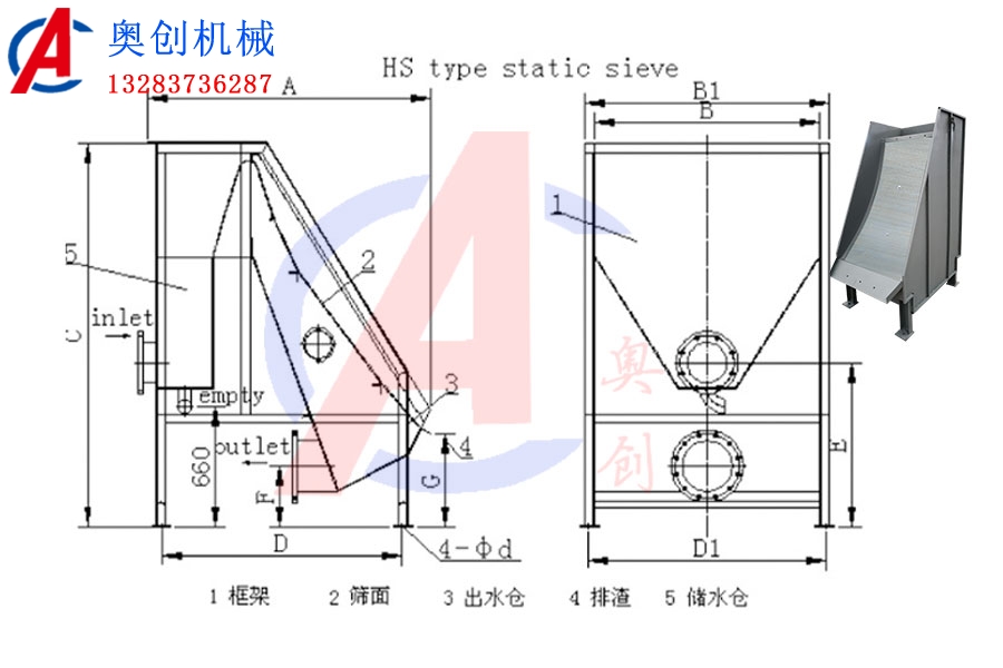水產(chǎn)養(yǎng)殖弧形篩